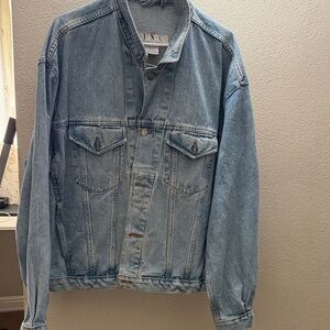 INC International Concepts Men's Light Blue Denim Jacket